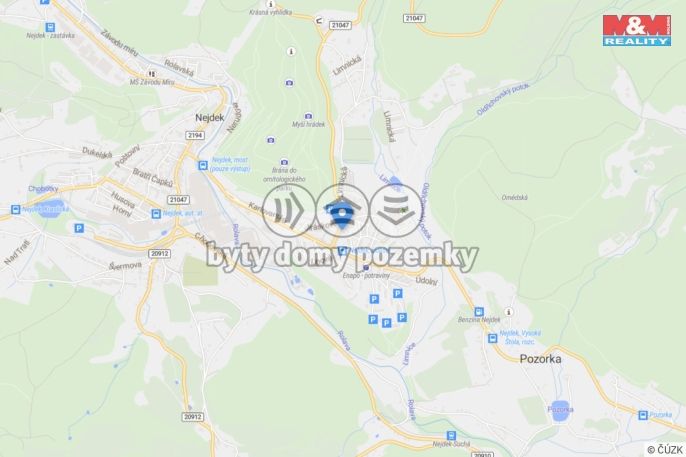 Prodej, Byt 1+1, Nejdek