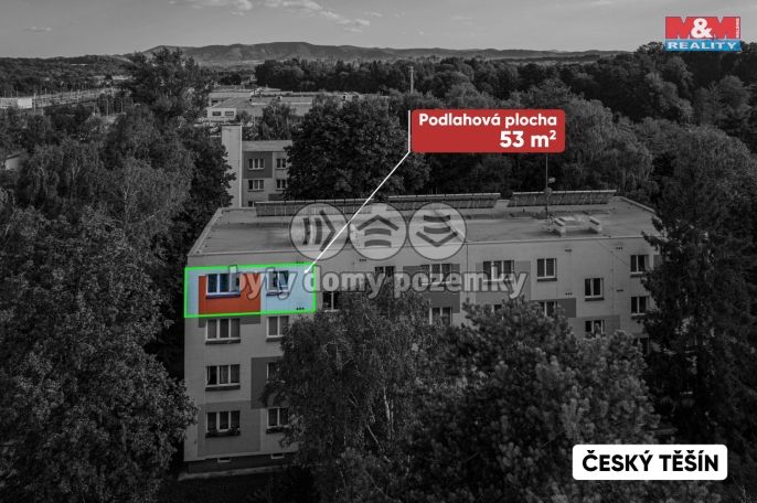 Prodej, Byt 2+1, Český Těšín