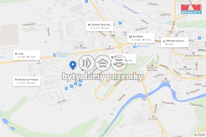 Prodej, Byt 3+1, Stříbro