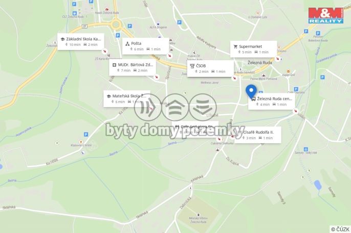 Prodej, Byt 3+1, Železná Ruda