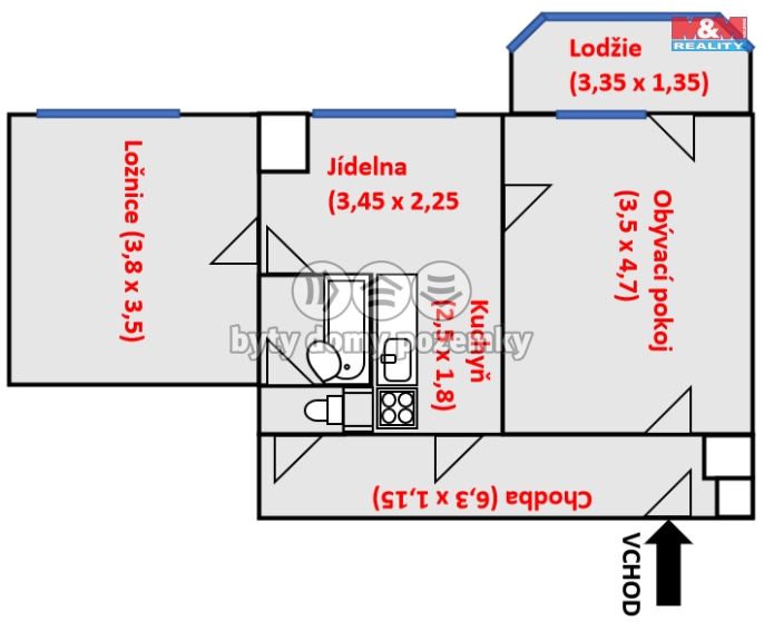 Prodej, Byt 2+1, Přerov