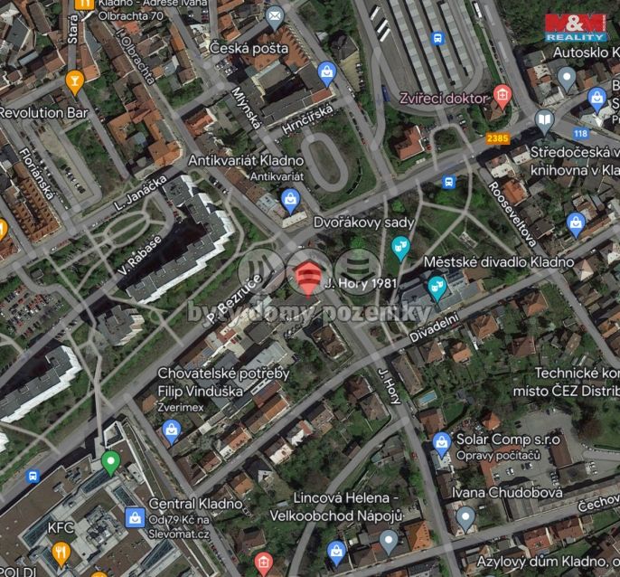 Pronájem, Obchod a služby, Kladno