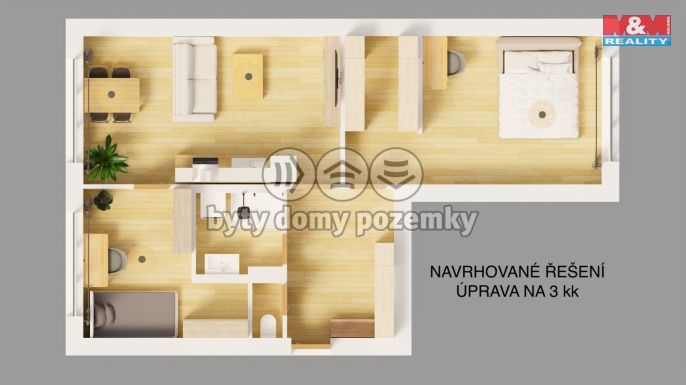 Prodej, Byt 2+1, České Budějovice