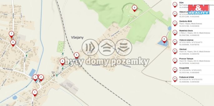 Prodej, Rodinný dům, Všejany