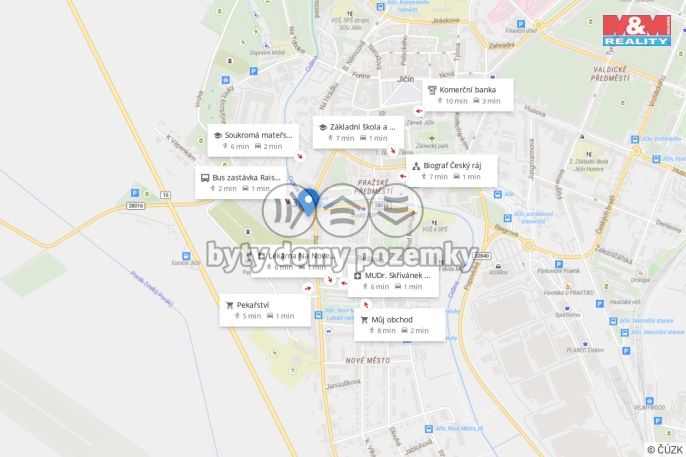 Pronájem, Byt 2+kk, Jičín