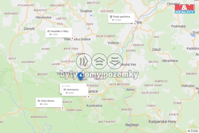 Prodej, Pozemek k bydlení, Hartmanice
