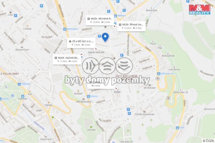 Prodej, Byt 3+1, Ústí nad Labem