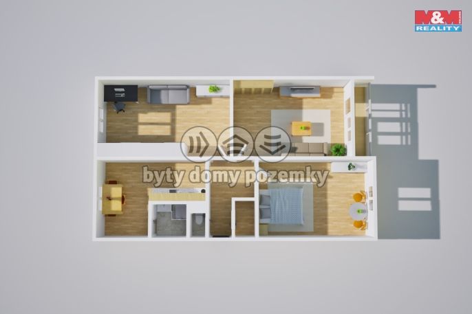 Prodej, Byt 3+1, Krupka