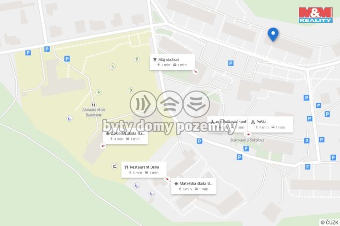 Pronájem, Byt 3+1, Bukovany