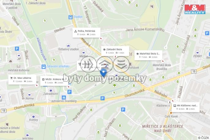 Pronájem, Byt 1+kk, Klášterec nad Ohří