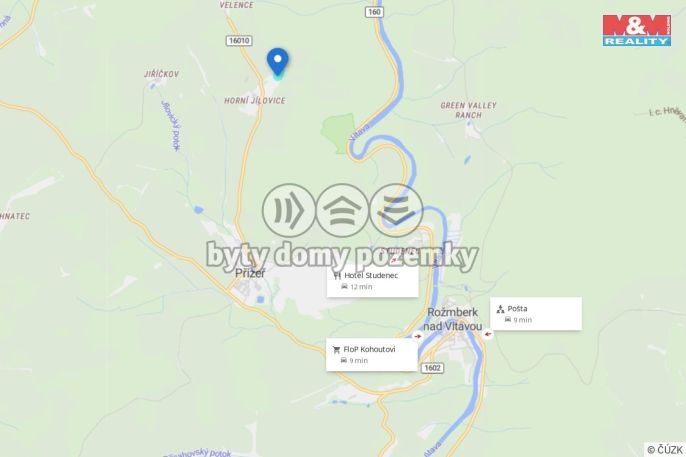 Prodej, Pozemek k bydlení, Rožmberk nad Vltavou