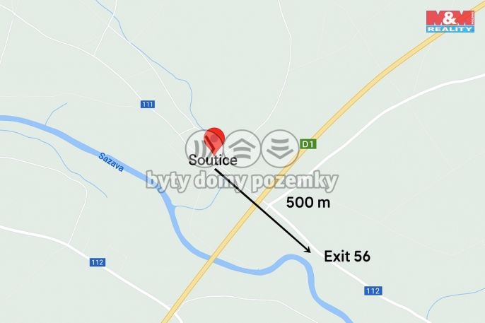 Prodej, Pozemek k bydlení, Soutice