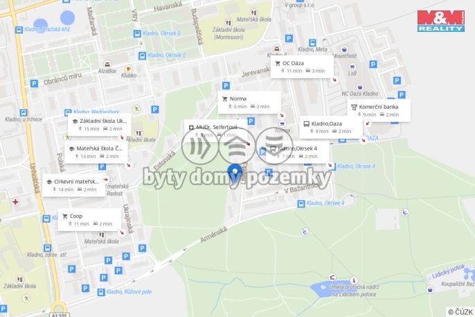 Pronájem, Byt 3+1, Kladno