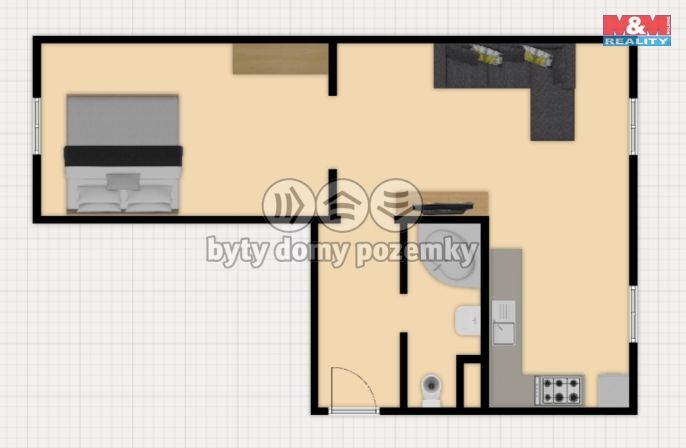Prodej, Byt 2+1, Habartov