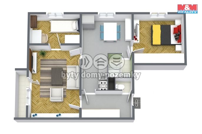 Prodej, Byt 3+1, Nová Role