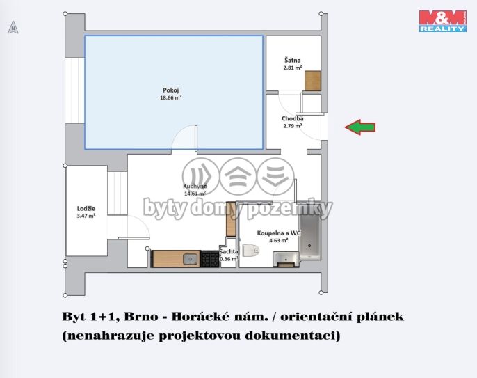 Prodej, Byt 1+1, Brno