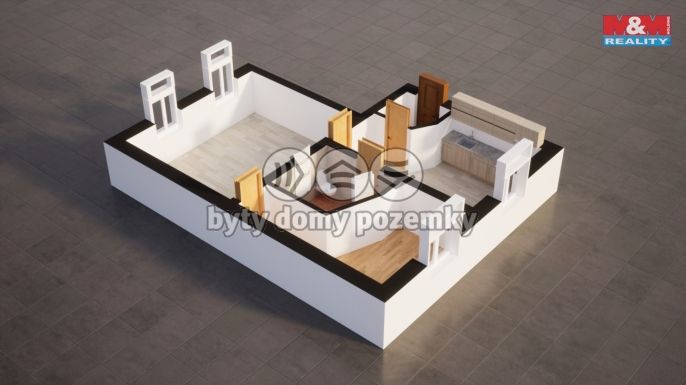 Prodej, Byt 2+1, Jablonec nad Nisou