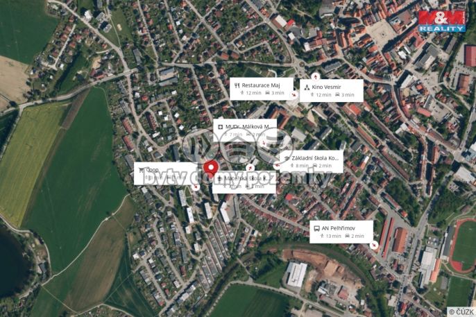 Pronájem, Byt 3+1, Pelhřimov