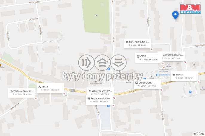 Prodej, Byt 3+kk, Unhošť