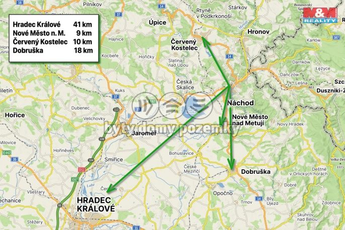 Pronájem, Byt 1+1, Náchod