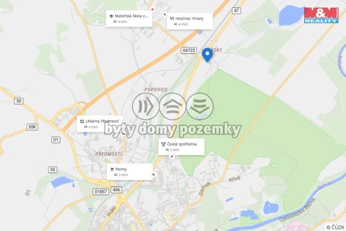 Pronájem, Byt 1+1, Přerov