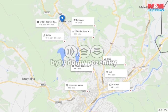 Prodej, Chalupa, Dolní Radechová