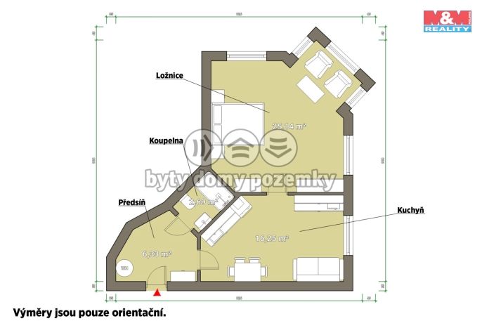 Prodej, Byt 1+1, Karlovy Vary