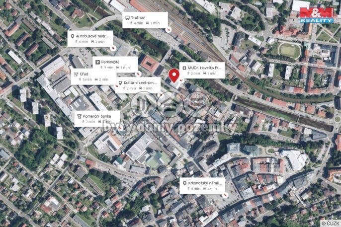 Pronájem, Kancelářský prostor, Trutnov