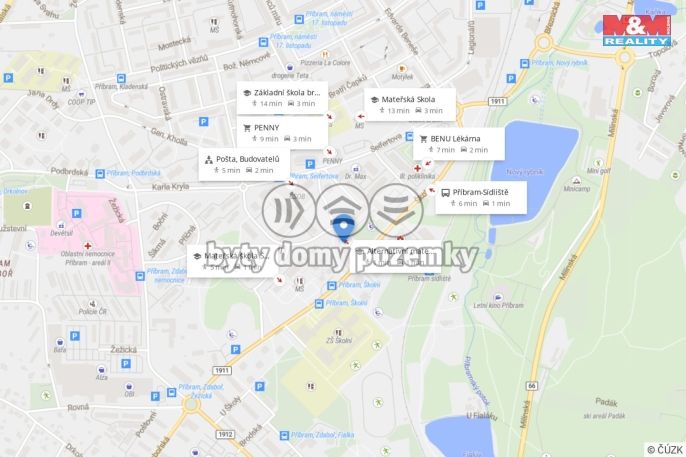 Pronájem, Byt 1+kk, Příbram