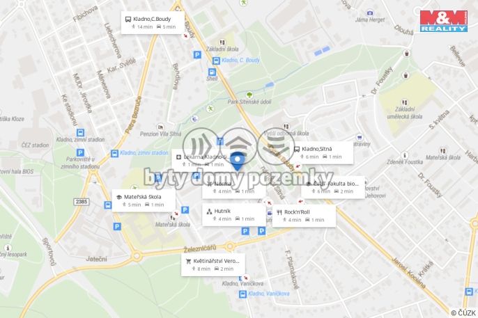 Pronájem, Byt 3+1, Kladno