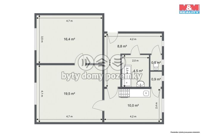 Prodej, Byt 2+1, Horní Slavkov