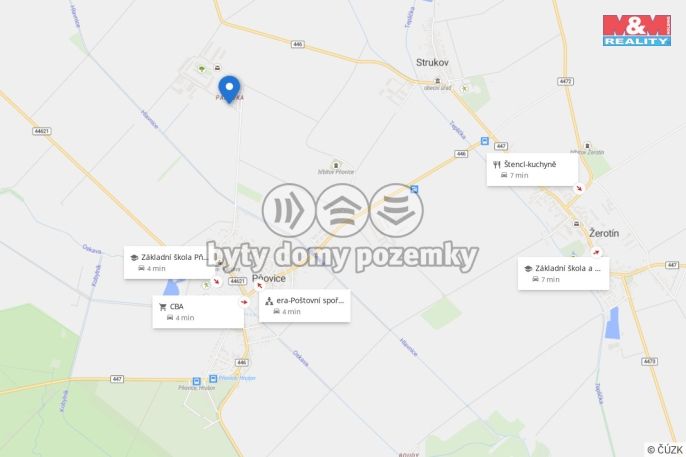 Prodej, Byt 1+1, Pňovice