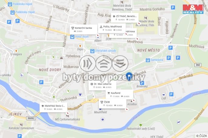 Prodej, Byt 2+1, Třebíč