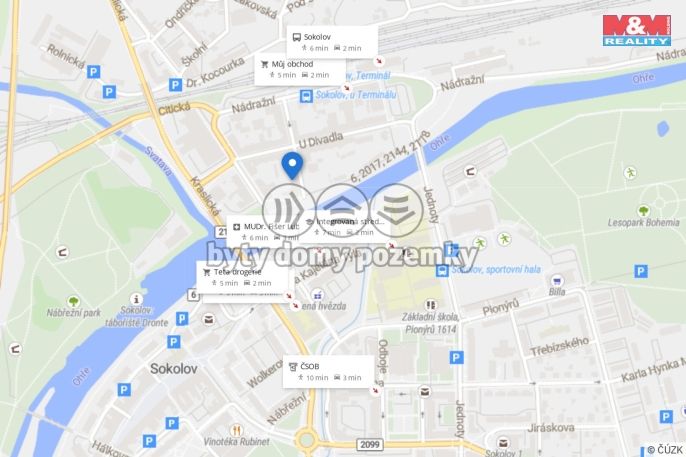 Pronájem, Byt 2+1, Sokolov