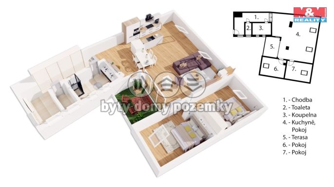 Prodej, Byt 3+kk, Brno