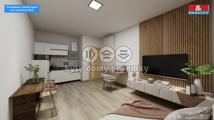 Prodej, Byt 1+kk, Děčín