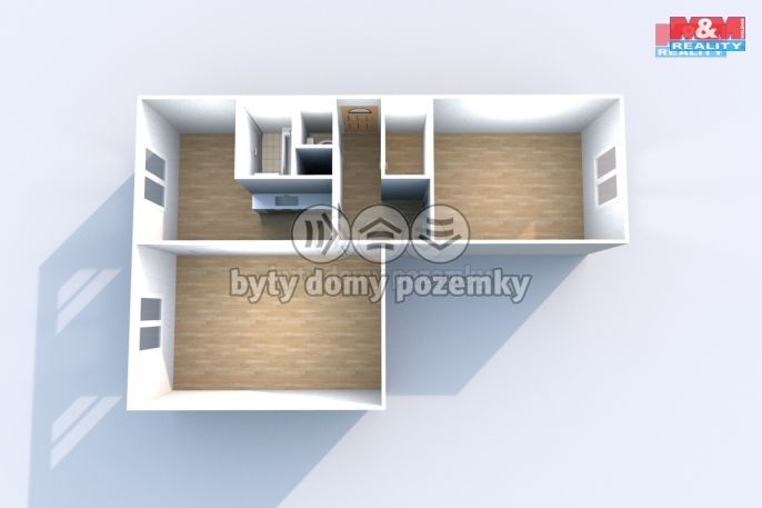 Pronájem, Byt 2+1, Ústí nad Labem