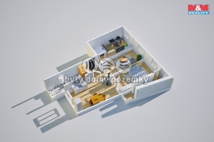 Prodej, Byt 3+1, Trmice