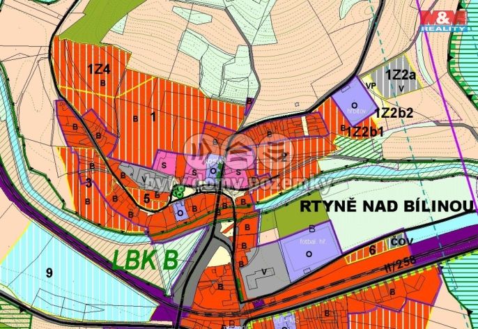 Prodej, Pozemek k bydlení, Rtyně nad Bílinou