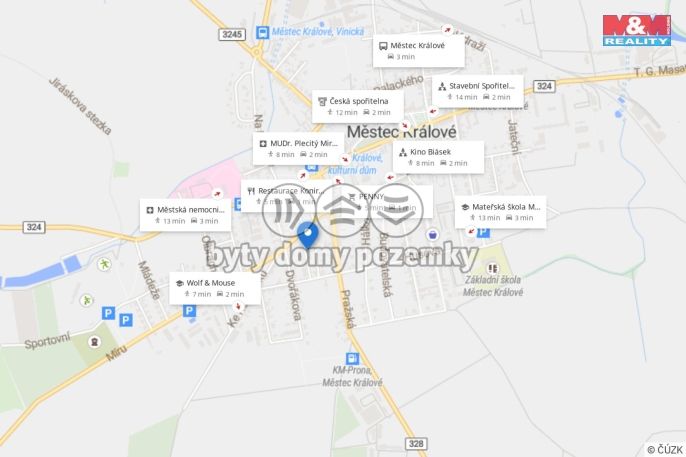 Prodej, Byt 3+1, Městec Králové