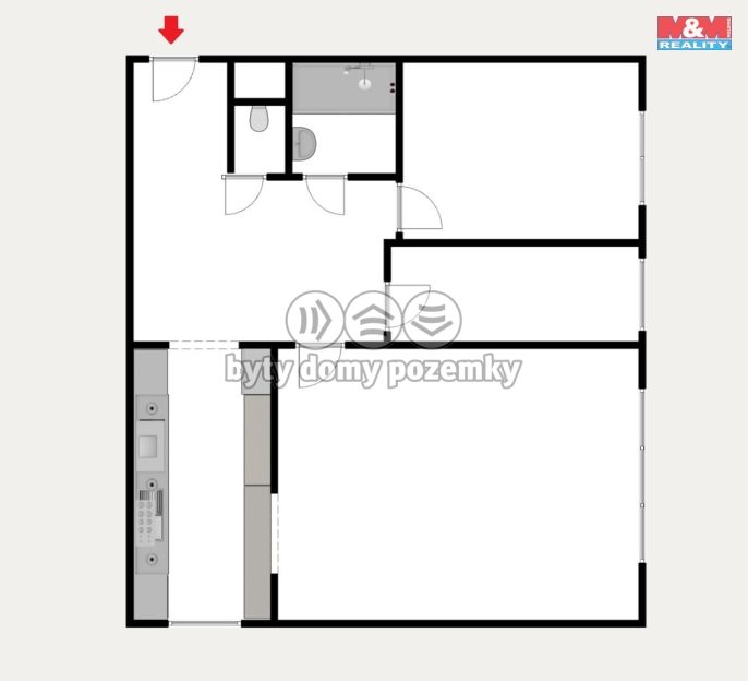 Pronájem, Byt 3+1, Praha