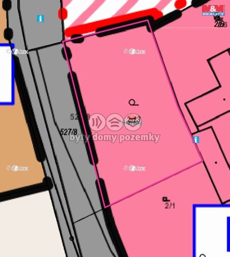 Prodej, Pozemek k bydlení, Hrazany