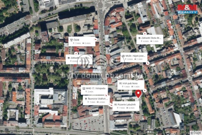 Pronájem, Byt 3+kk, Pardubice