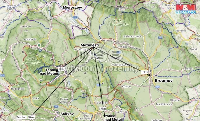 Pronájem, Byt 3+1, Meziměstí