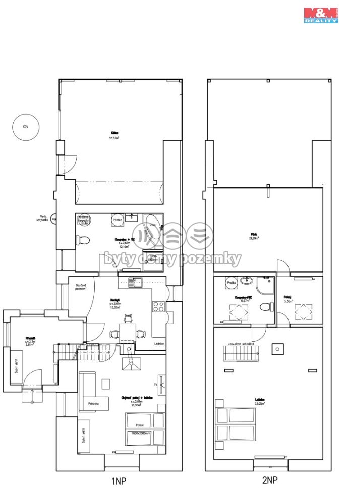 Prodej, Rodinný dům, Bernartice