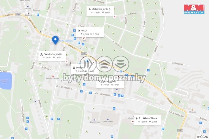 Pronájem, Byt 3+1, Milevsko