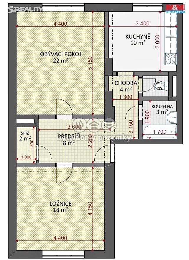 Prodej, Byt 2+1, Žatec
