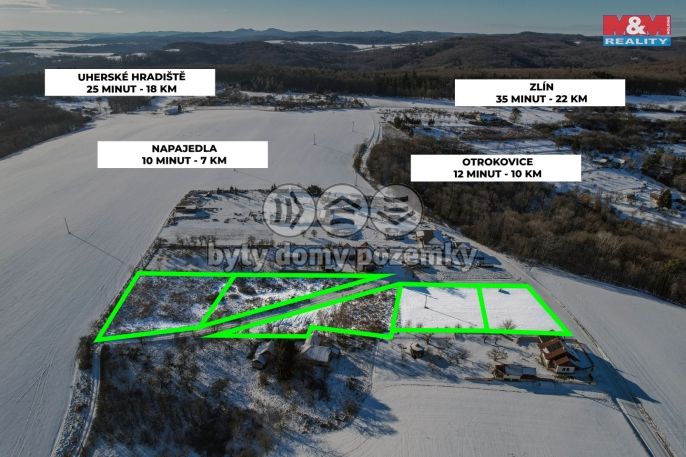 Prodej, Komerční pozemky, Halenkovice