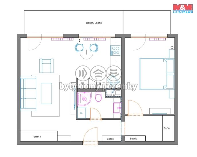 Prodej, Byt 2+kk, Teplice