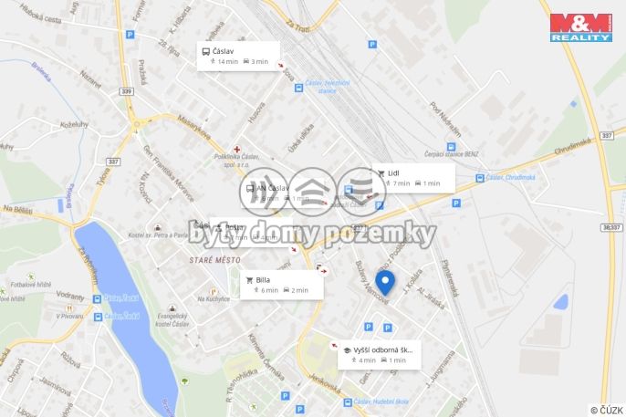 Prodej, Byt 1+kk, Čáslav